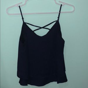 CUTE NAVY BLUE TANK TOP
